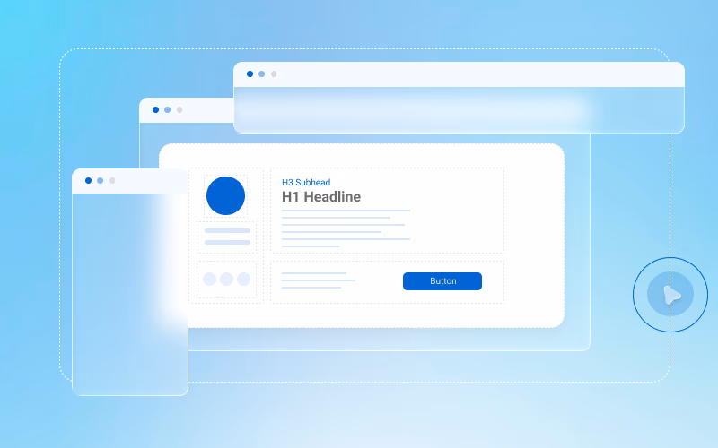 Pop-up trigger settings and builder options
