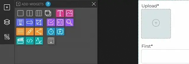 an animation showing the tooltips appearing when the cursor hovers over different parts of the Campaign Builder